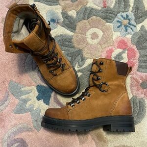 Miz Mooz Suede lace up boots Size 6/36